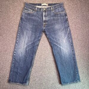 Levis 559 Jeans Mens 40x30‎ Blue Relaxed Straight 100% Cotton Denim Fits40x28.5